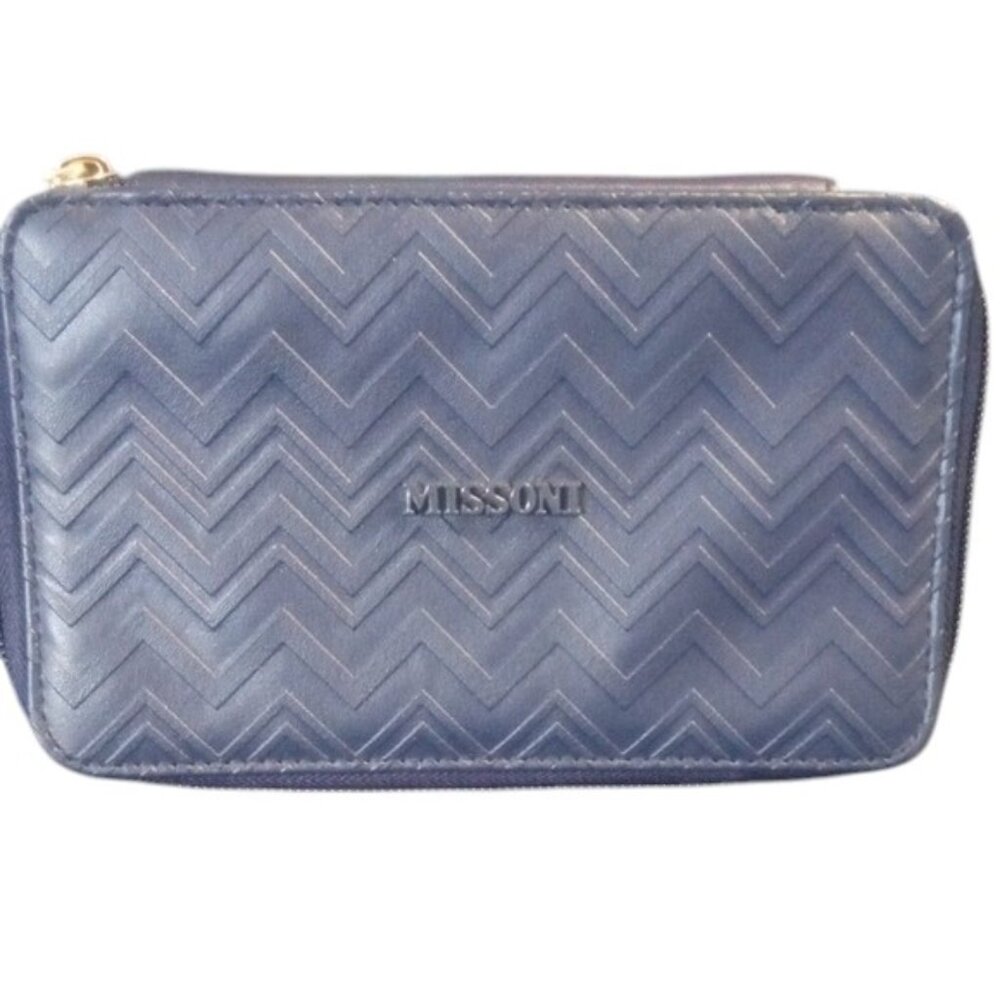 Missoni Blue Chevron Toiletry Bag | Delta One